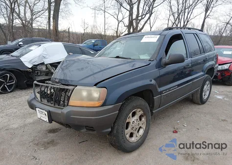 2001 Jeep Grand Cherokee Laredo из США, поврежденный, VIN 1J4GW48SX1C598313